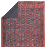 Jaipur Living Kate Lester + Jaipur Living Harman Kalinar Moroccan Global Machine Made Indoor Rug Dark Red 7'6"x10'