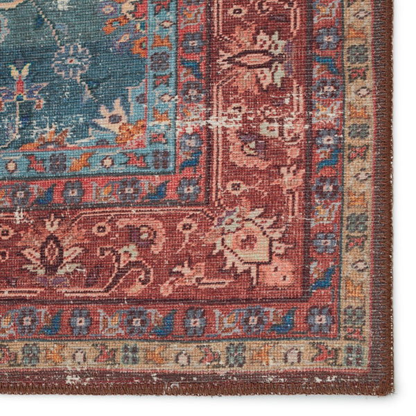 Jaipur Living Kate Lester + Jaipur Living Harman Yasha Updated Traditional Traditional Machine Made Indoor Rug Blue 7'6"x10'