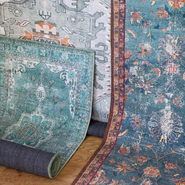 Jaipur Living Kate Lester + Jaipur Living Harman Yasha Updated Traditional Traditional Machine Made Indoor Rug Blue 7'6"x10'