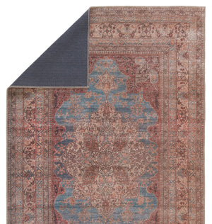 Jaipur Living Kate Lester + Jaipur Living Harman Vacherie Traditional Global Machine Made Indoor Rug Red 7'6"x10'