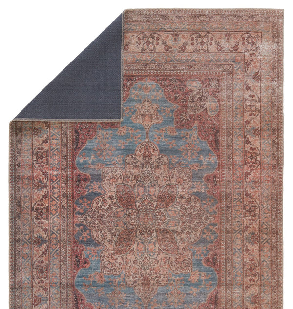 Jaipur Living Kate Lester + Jaipur Living Harman Vacherie Traditional Global Machine Made Indoor Rug Red 7'6"x10'