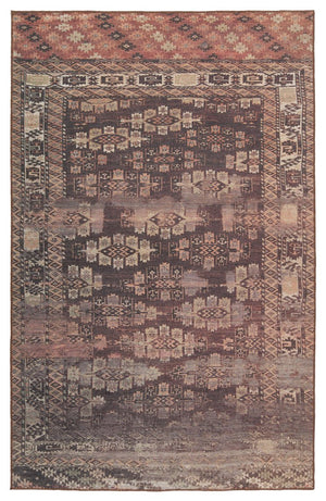 Jaipur Living Harman By Kate Lester Minerva Hbl09 Powerloomed Machinemade 100% Polyester Moroccan / Bohemian Trellis Indoor Rug Brown, Black 100% Polyester, 50%Cot40%Poly10%Oth Rug152935