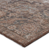 Jaipur Living Kate Lester + Jaipur Living Harman Minita Vintage Traditional Machine Made Indoor Rug Brown 7'6"x10'