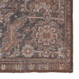 Jaipur Living Kate Lester + Jaipur Living Harman Minita Vintage Traditional Machine Made Indoor Rug Brown 7'6"x10'