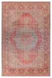 Kate Lester Leonine Vintage Medallion Indoor Rug by Jaipur Living - Distressed Charm & Durability