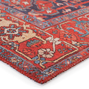 Jaipur Living Kate Lester Jaipur Living Eterna Medallion Polyester Area Rug Distressed Vintage Feel RUG153235