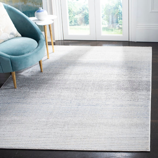 Safavieh Harbor Striped Area Rug – Contemporary Elegance For Your Living Space, Soft & Durable Design Ivory ,Grey 100% Polypropylene Hbr108f-3