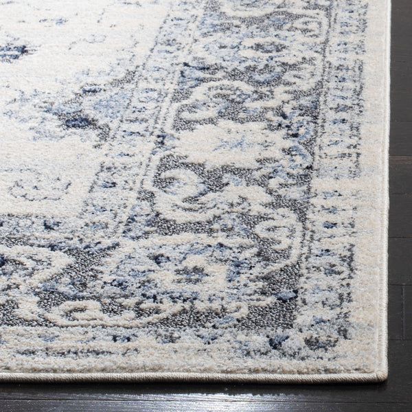 Safavieh Harbor 145 POWER LOOMED  Rug Cream / Blue HBR145A-28