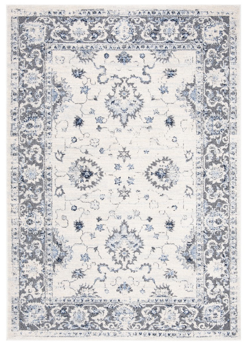Safavieh Harbor 145 POWER LOOMED  Rug Cream / Blue HBR145A-28