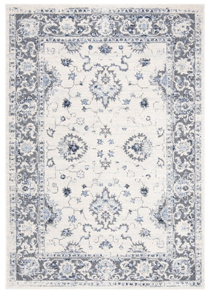 Safavieh Harbor 145 POWER LOOMED  Rug Cream / Blue HBR145A-28