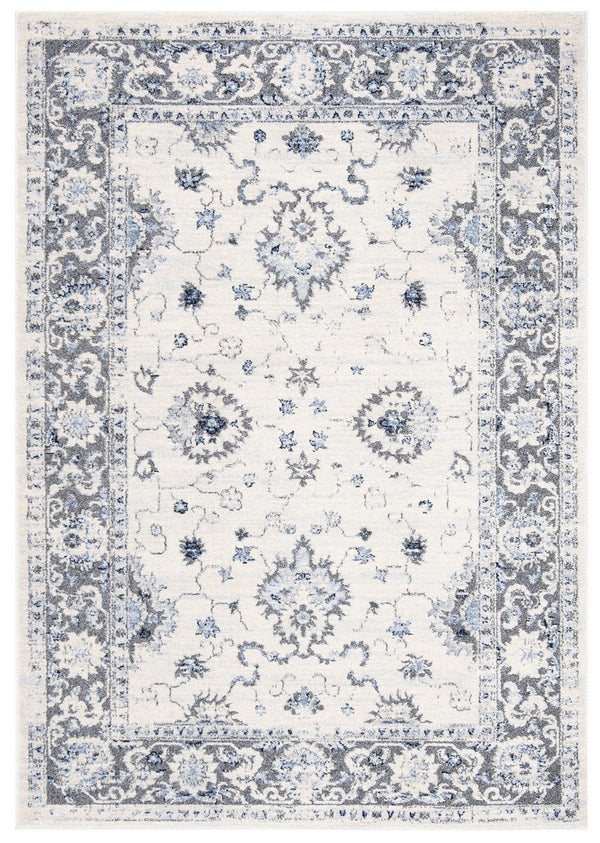 Safavieh Harbor 145 POWER LOOMED  Rug Cream / Blue HBR145A-28