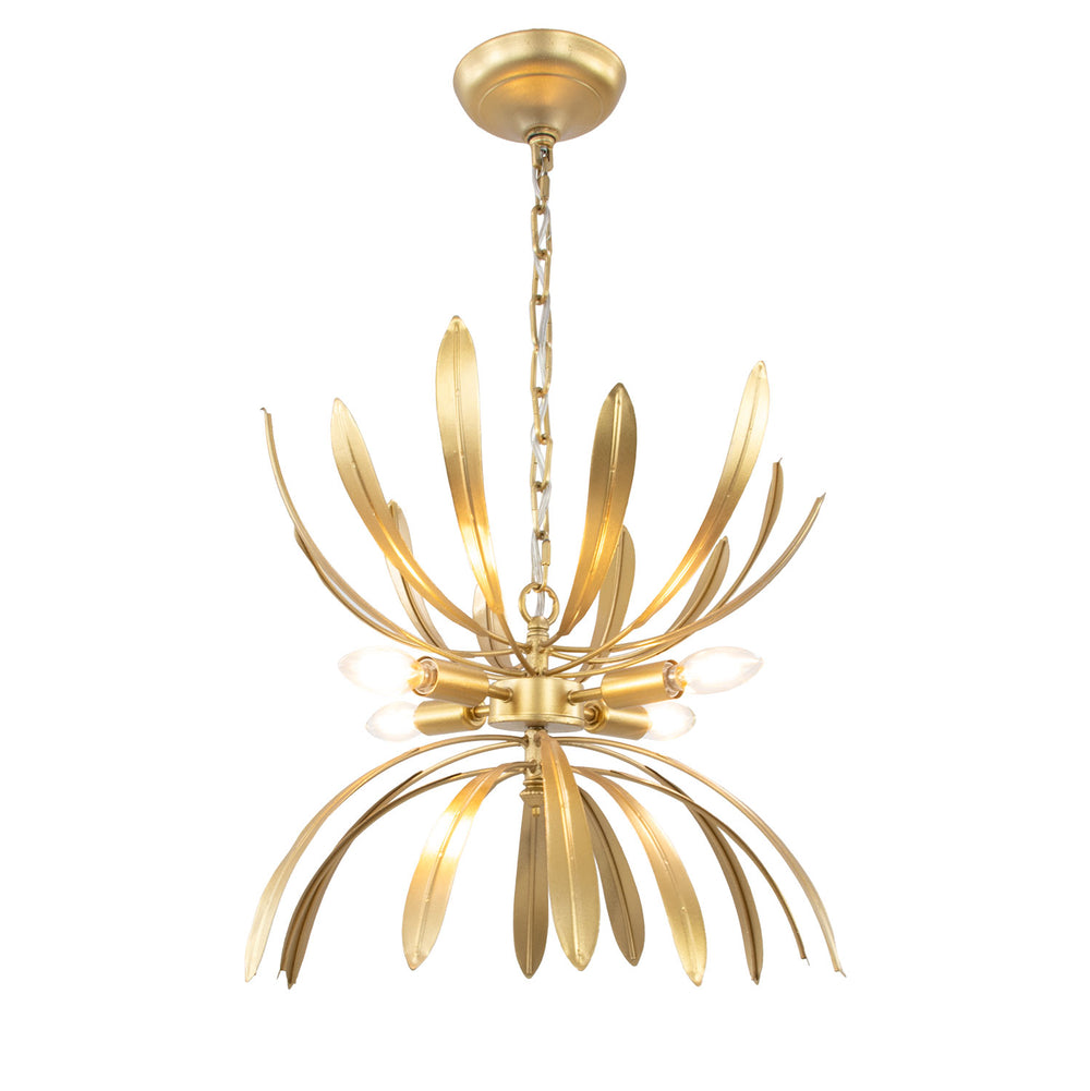 Zeugma Hd135 Elegant Chandelier - Artful Lighting Fixture For Kitchen Island Or Entryway, 4 Bulb Design Black Finish Iron,Metal Frame Hd135 Black