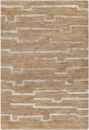 Hadley HDE-2301 8' x 10' Handmade Rug HDE2301-810  Tan Surya