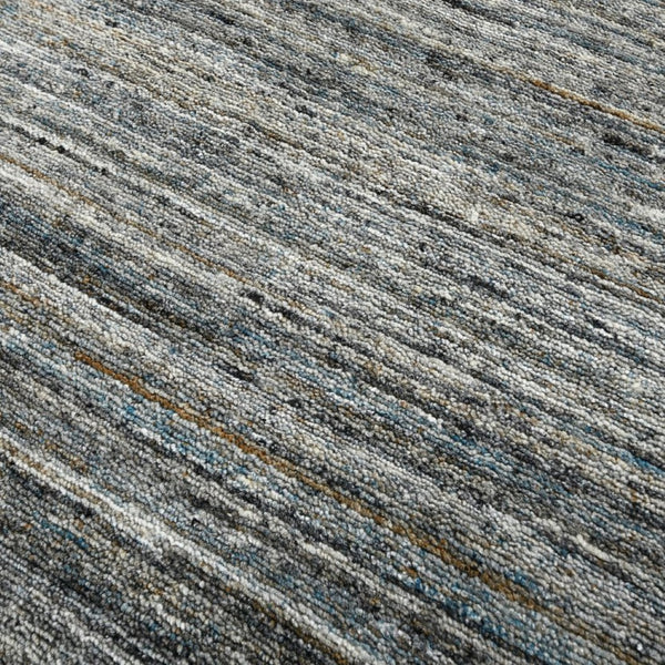 Amer Rugs Heaven Contemporary Hand-woven Area Rug In Luxurious New Zealand Wool For Timeless Home Elegance Stone Blue Wool, Cotton Hea240508