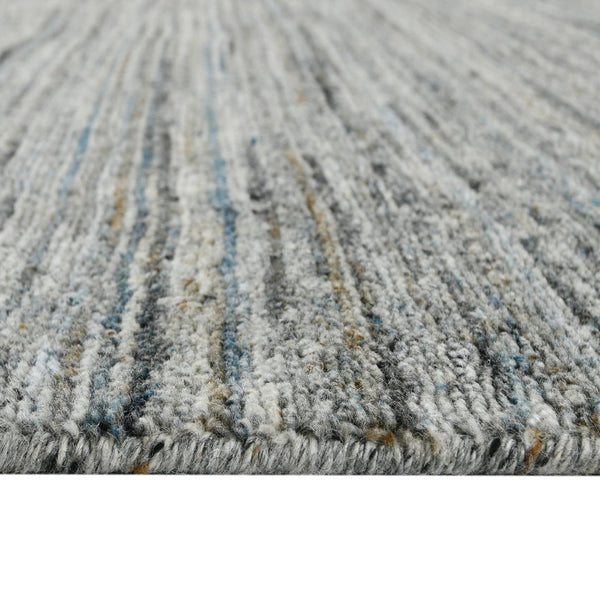 Amer Rugs Heaven Contemporary Hand-woven Area Rug In Luxurious New Zealand Wool For Timeless Home Elegance Stone Blue Wool, Cotton Hea240508