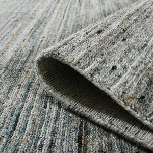 Amer Rugs Heaven Contemporary Hand-woven Area Rug In Luxurious New Zealand Wool For Timeless Home Elegance Stone Blue Wool, Cotton Hea240508