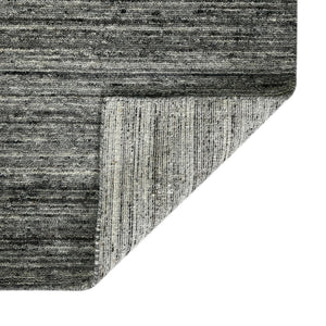 Amer Rugs Heaven Contemporary Hand-woven Area Rug In Luxurious New Zealand Wool For Timeless Home Elegance Dark Gray Wool, Cotton Hea60203