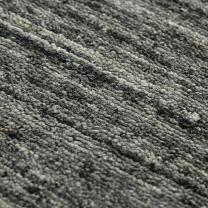 Amer Rugs Heaven Contemporary Hand-woven Area Rug In Luxurious New Zealand Wool For Timeless Home Elegance Dark Gray Wool, Cotton Hea60203