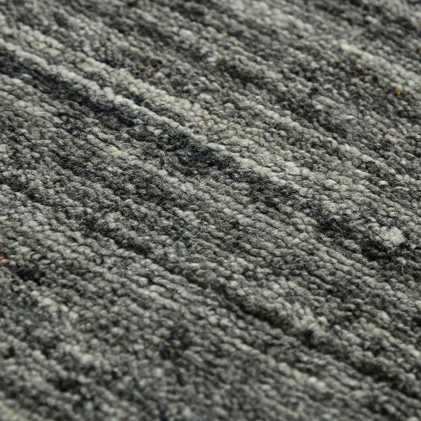 Amer Rugs Heaven Contemporary Hand-woven Area Rug In Luxurious New Zealand Wool For Timeless Home Elegance Dark Gray Wool, Cotton Hea60203