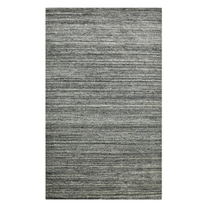 Amer Rugs Heaven Contemporary Hand-woven Area Rug In Luxurious New Zealand Wool For Timeless Home Elegance Dark Gray Wool, Cotton Hea60203