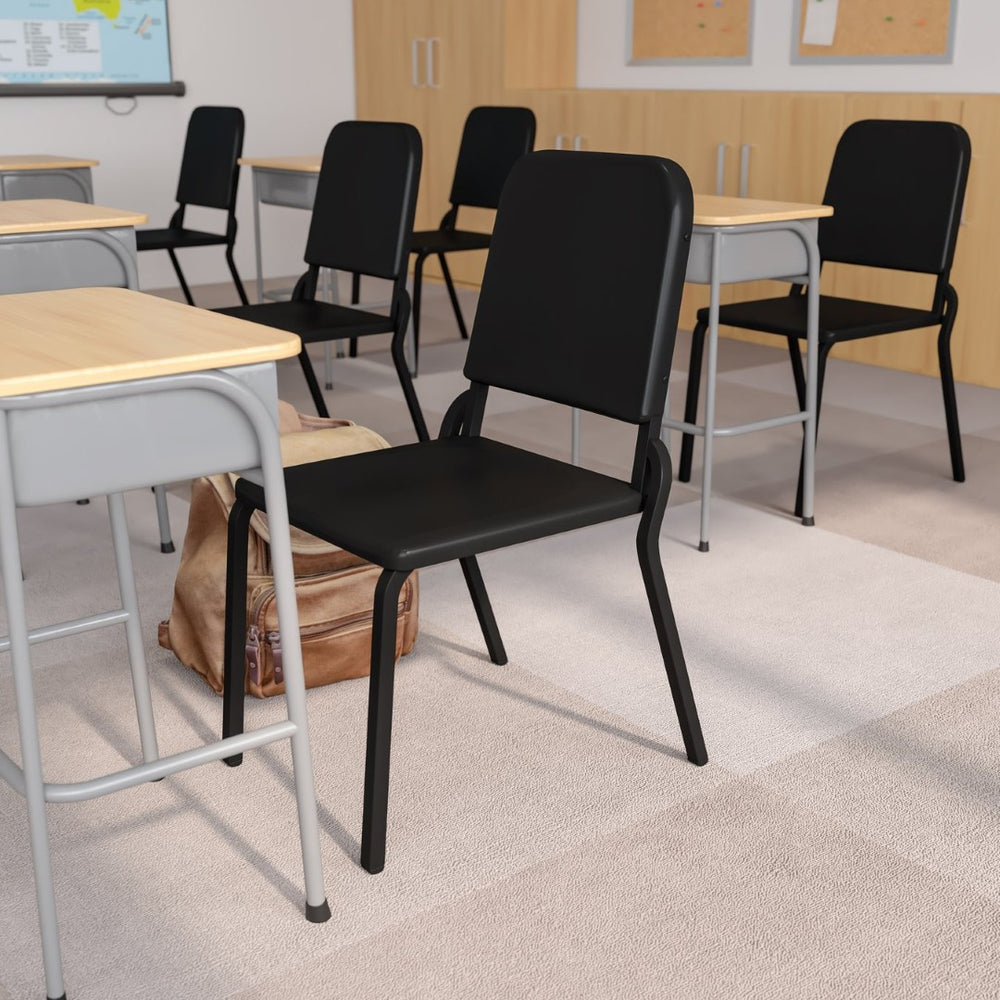 English Elm HERCULES Series Melody Band Chair - Ergonomic, Stackable, Durable Design for Musicians' Comfort & Support HF-MUSIC-GG