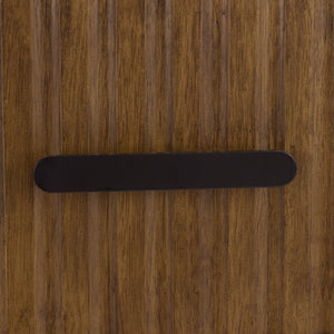 Safavieh Amelin Walnut Veneer Nightstand With Smooth Glide Drawer And Open Shelf For Bedroom WALNUT HF1120