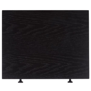 Safavieh Himalay Modern Nightstand With Drawer And Open Shelf In Oak Veneer Acacia Bedroom BLACK HF1140