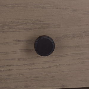 Safavieh Himalay Modern Nightstand With Drawer And Open Shelf In Oak Veneer Acacia Bedroom OAK / BLACK HF1141