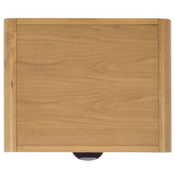 Safavieh Alexander Rattan And Rubberwood Nightstand With Drawer For Coastal Bedroom Decor HF1160