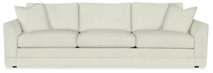 Granger Bench Made Hardwood Sofa with Loose Cushions for Transitional Living Rooms