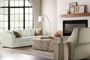 Granger Bench Made Hardwood Sofa with Loose Cushions for Transitional Living Rooms