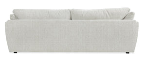 Aurora Deep Seat Sofa Bench Crafted Usa Ivory Performance Fabric Tailored Living Room