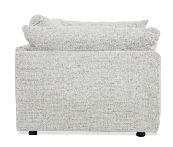 Aurora Deep Seat Sofa Bench Crafted Usa Ivory Performance Fabric Tailored Living Room