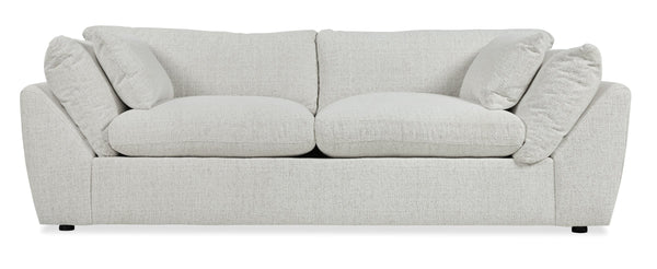 Aurora Deep Seat Sofa Bench Crafted Usa Ivory Performance Fabric Tailored Living Room