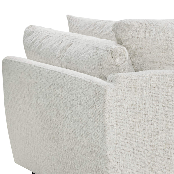 Aurora Deep Seat Sofa Bench Crafted Usa Ivory Performance Fabric Tailored Living Room