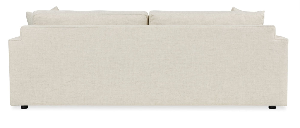 Hooker Furniture Regal Bench-made Hardwood Sofa Oatmeal Performance Fabric Wide Track Arms Living Room HFC-7435-801-400623-05