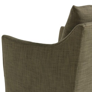 Cade Swivel Accent Chair Handcrafted Hardwood Frame Performance Fabric Usa Lounge Seat