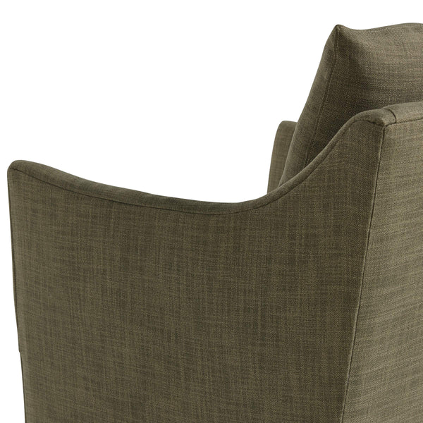 Cade Swivel Accent Chair Handcrafted Hardwood Frame Performance Fabric Usa Lounge Seat