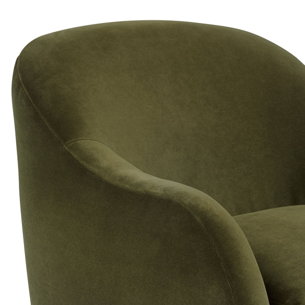 Nash Barrel Back Swivel Accent Chair Usa Crafted Performance Fabric for Modern Living Room