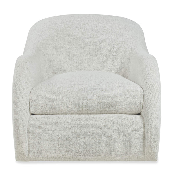 Nash Barrel Back Swivel Accent Chair Usa Crafted Performance Fabric for Modern Living Room
