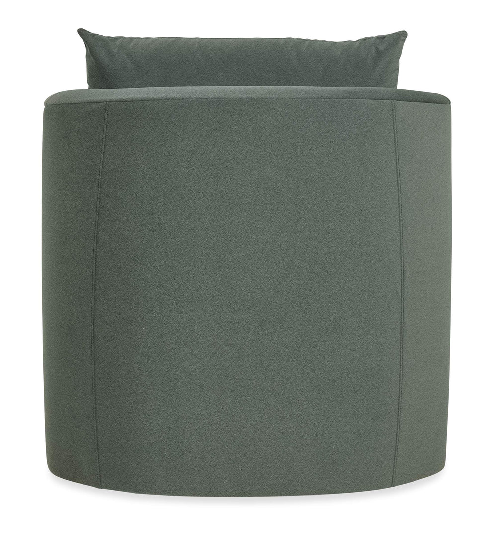 Hooker Furniture Cassia Barrel Back Swivel Chair Handcrafted in Usa for Transitional Living Room Comfort Lake HFCX-1653-009-236594-37