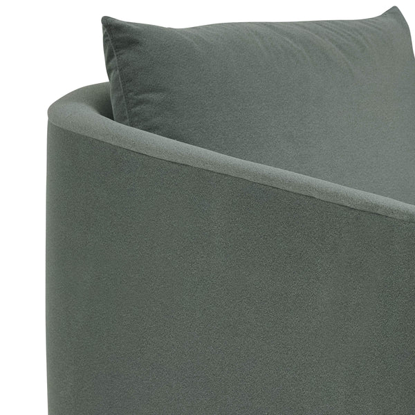 Cassia Barrel Back Swivel Chair Handcrafted in Usa for Transitional Living Room Comfort