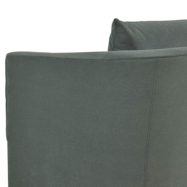 Cassia Barrel Back Swivel Chair Handcrafted in Usa for Transitional Living Room Comfort