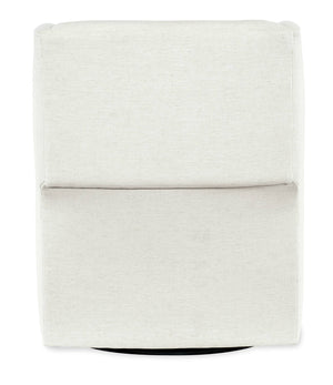 Karina Swivel Chair Bench-made Hardwood Frame Plush Cushions Flared Arm Accent Seating Usa