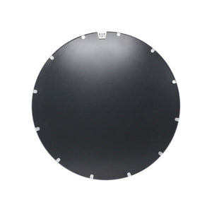 English Elm Julianne Modern Round Wall Mirror - High-Reflectivity Glass, Slim Metal Frame, Versatile for Any Room Silver 30" Round HFKHD-0GD-CRE8-102315-GG