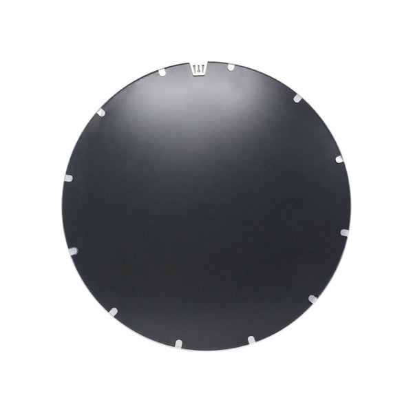 English Elm Julianne Modern Round Wall Mirror - High-Reflectivity Glass, Slim Metal Frame, Versatile for Any Room Silver 30" Round HFKHD-0GD-CRE8-102315-GG