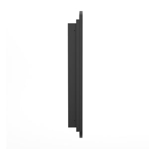 English Elm Jolie 24" x 30" Recessed Bathroom Medicine Cabinet with Rounded Beveled Mirror & Three Shelves Black HFKHD-FM23C0401-L-BLK-GG