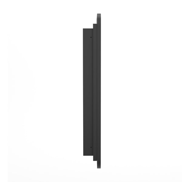 English Elm Jolie 24" x 30" Recessed Bathroom Medicine Cabinet with Rounded Beveled Mirror & Three Shelves Black HFKHD-FM23C0401-L-BLK-GG