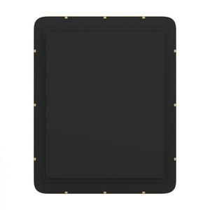 English Elm Jolie 24" x 30" Recessed Bathroom Medicine Cabinet with Rounded Beveled Mirror & Three Shelves Gold HFKHD-FM23C0401-L-GLD-GG