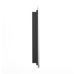 English Elm Jolie 24" x 30" Recessed Bathroom Medicine Cabinet with Rounded Beveled Mirror & Three Shelves Silver HFKHD-FM23C0401-L-SLV-GG